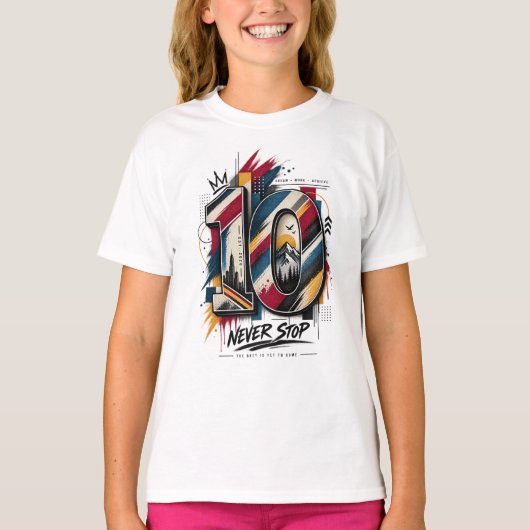 ナンバー10 Tシャツ (正面)