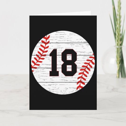 ナンバー18 Ll ヴィンテージ プレイヤー ギフトとして販売 カード (正面)