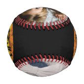 ナンバー1 # 1パパレトロフォトヴィンテージ 野球ボール (裏面)