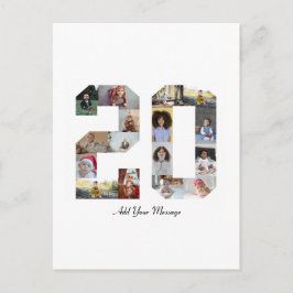 ナンバー20 フォト コラージュ ポストカード