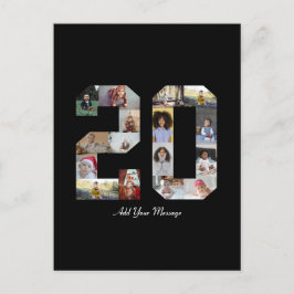 ナンバー20 フォト コラージュ ポストカード