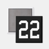 ナンバー22 Byckデザインサッカートレーニング マグネット (正面/裏面)