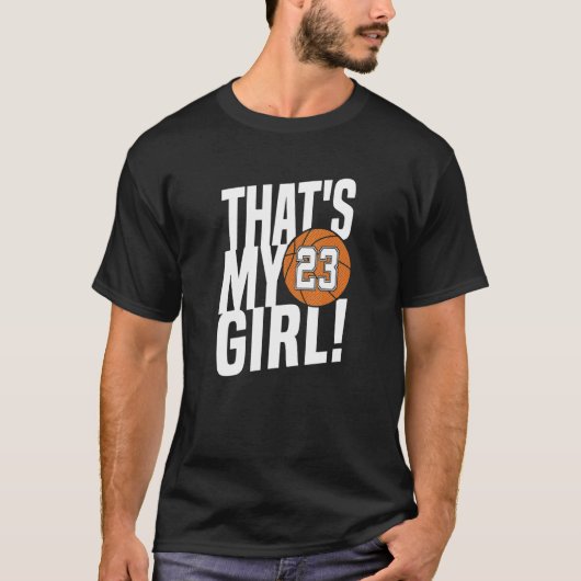 ナンバー23 マイガール バスケM Tシャツ (正面)