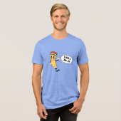 "ナンバー2" 鉛筆 トライブレンドTシャツ (正面全面)