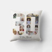 ナンバー30 フォト コラージュ クッション (裏面)