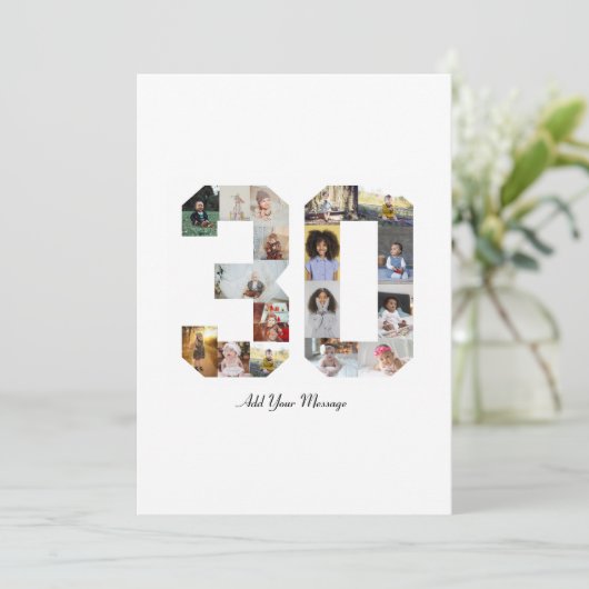 ナンバー30 フォト コラージュ シーズンカード (スタンド正面)