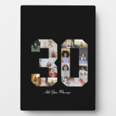 ナンバー30 フォト コラージュ フォトプラーク (正面)