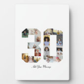 ナンバー30 フォト コラージュ フォトプラーク (正面)