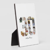 ナンバー30 フォト コラージュ フォトプラーク (側面)