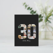 ナンバー30 フォト コラージュ ポストカード (スタンド正面)