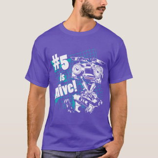 ナンバー5は生きている 面白い レトロ Tシャツ