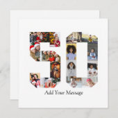 ナンバー50 フォト コラージュ シーズンカード (正面/裏面)