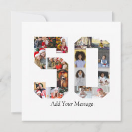 ナンバー50 フォト コラージュ シーズンカード