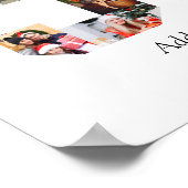 ナンバー50 フォト コラージュ ポスター (角)