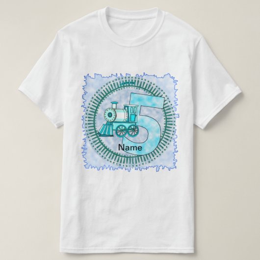 ナンバー5 ブルートレインTシャツ Tシャツ (デザイン正面)