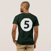 ナンバー5 Tシャツ (裏面フル)