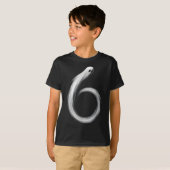 ナンバー6幽霊面白いシックスセブン67ハロウィンメメ Tシャツ (正面フル)