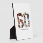 ナンバー60 フォト コラージュ フォトプラーク (側面)