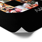 ナンバー60 フォト コラージュ ポスター (角)