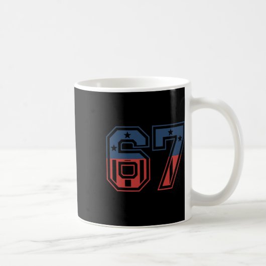 ナンバー67 アメリカ コーヒーマグカップ (右)