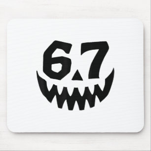 ナンバー67 マッチング シックス セブン 6 7 ミーム 6 7 ハロウィン マウスパッド