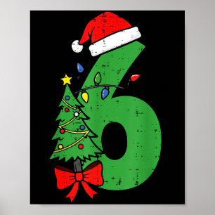 ナンバー6 クリスマス 6 7 マッチング 67 ミーム メンズ レディース ポスター