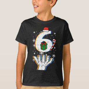 ナンバー6 マッチング 67 ミーム クリスマス 6 7 男性用Xmas Tシャツ
