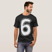 ナンバー6 ６ ７ メモ 67 ６歳の誕生日  Tシャツ (正面フル)