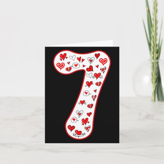 ナンバー7 カップル コスチューム デュオ 67 ミーム シックス セブン ヴェール カード (正面)