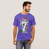 ナンバー7 クリスマス 6 7 Xmas マッチング 67 メンズ Tシャツ (正面フル)