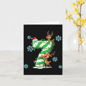 ナンバー7 シックス セブン ジェネレーションZ アルファ スラング 醜い クリスマス カード (黄色い花)