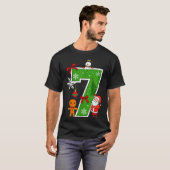 ナンバー7 マッチング 67 ミーム クリスマスコスチューム メンズ ウォ Tシャツ (正面フル)