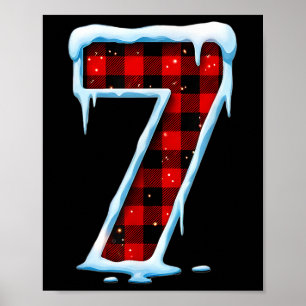 ナンバー7 マッチング 67 ミーム クリスマスコスチューム メンズ ポスター