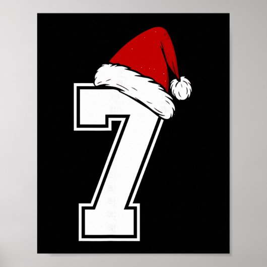 ナンバー7 6と7がお揃い 6 7 クリスマスのミーム ポスター (正面)