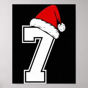 ナンバー7 6と7が一致する 6 7 ミーム クリスマス ポスター
