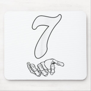 ナンバー7 67にまつわるミーム ハロウィンコスチューム メンズ マウスパッド