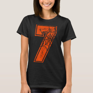 ナンバー7 67 ミーム ハロウィン パンプキン コスチューム マッチング Tシャツ