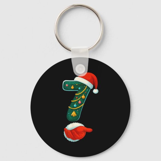 ナンバー7 6 ミーム67 カップルパジャマ クリスマス マッチィ キーホルダー (正面)