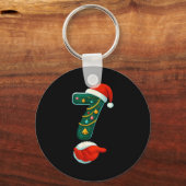 ナンバー7 6 ミーム67 カップルパジャマ クリスマス マッチィ キーホルダー (正面)