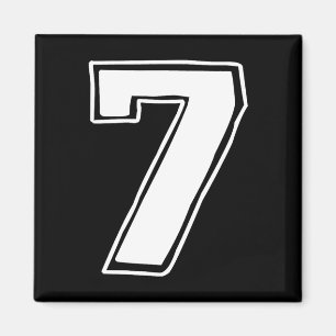 ナンバー7 6 7 メンバー 67 おもしろい 7歳の誕生日 マグネット
