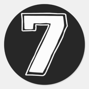 ナンバー7 6 7 メンバー 67 7歳の誕生日 ラウンドシール