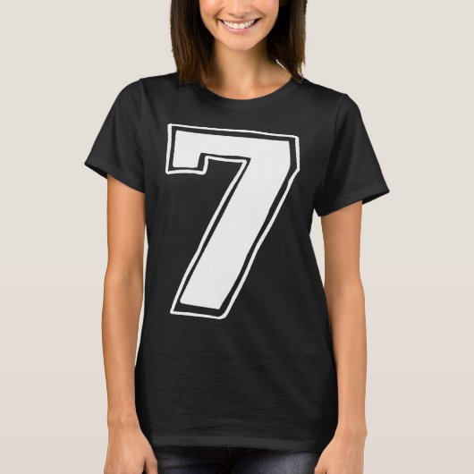 ナンバー7 6 7 メンバー 67 7歳の誕生日 Tシャツ (正面)