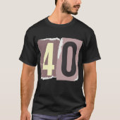 ナンバー マガジン 赎金 40 Tシャツ (正面)