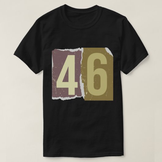 ナンバー マガジン 赎金 46 Tシャツ (デザイン正面)