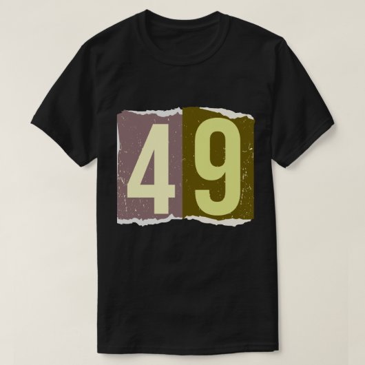 ナンバー マガジン 赎金 49 Tシャツ (デザイン正面)