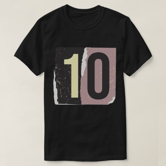 ナンバー マガジン 身代金 10 Tシャツ (デザイン正面)