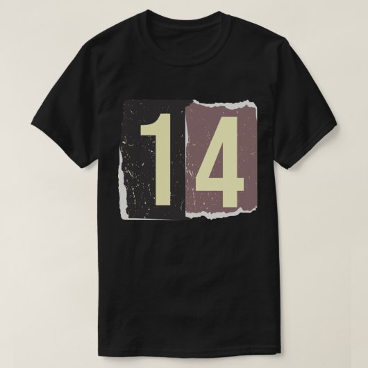 ナンバー マガジン 身代金 14 Tシャツ (デザイン正面)