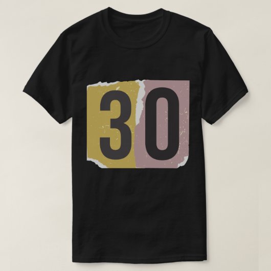 ナンバー マガジン 身代金 30 Tシャツ (デザイン正面)