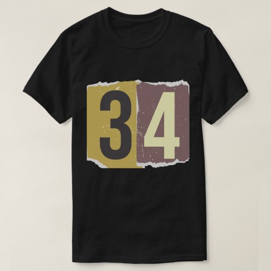 ナンバー マガジン 身代金 34 Tシャツ (デザイン正面)