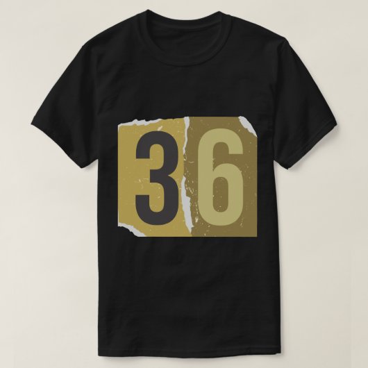ナンバー マガジン 身代金 36 Tシャツ (デザイン正面)